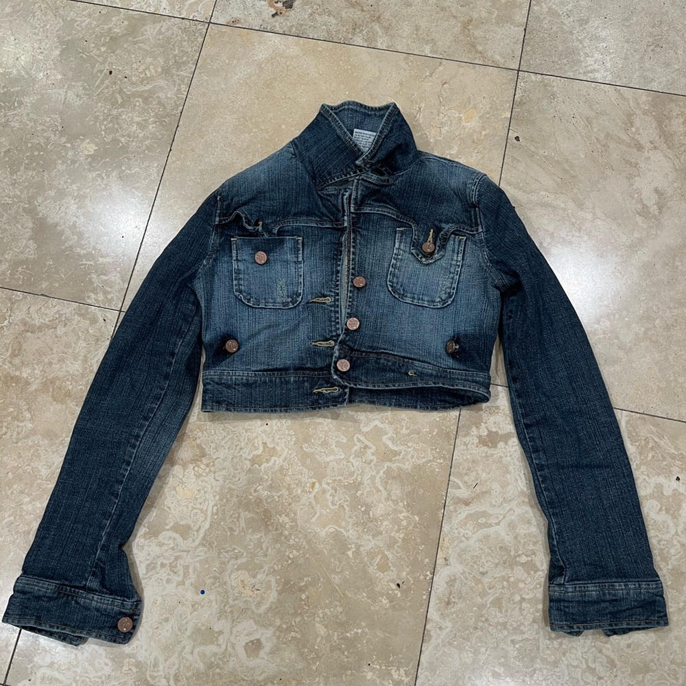 See Thru Soul Blue Denim Jacket